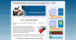 Desktop Screenshot of etaxcalculator.com